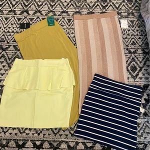 Lot of 4 skirts